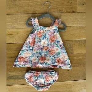 Angel Dear Floral Dress and Diaper Cover